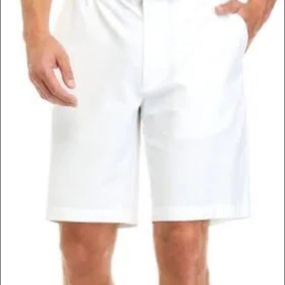 Attack Life By Greg Norman Men's Core 10" Classic-Fit Shorts, Bright White, 42